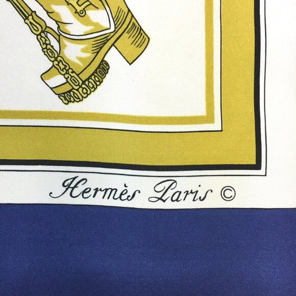 958200BR (S2) Hermes Scarf Multicolor Silk - Picture 8 of 9